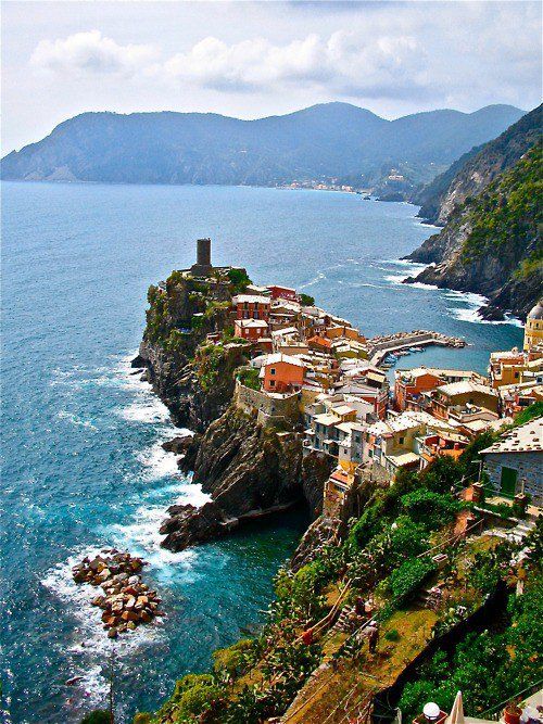 Imagine being here, Rocky village, Liguria, Italy